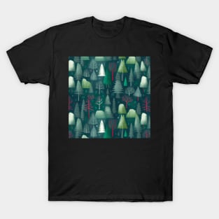 Christmas night in the forest III T-Shirt